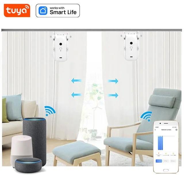 پرده برقی تویا