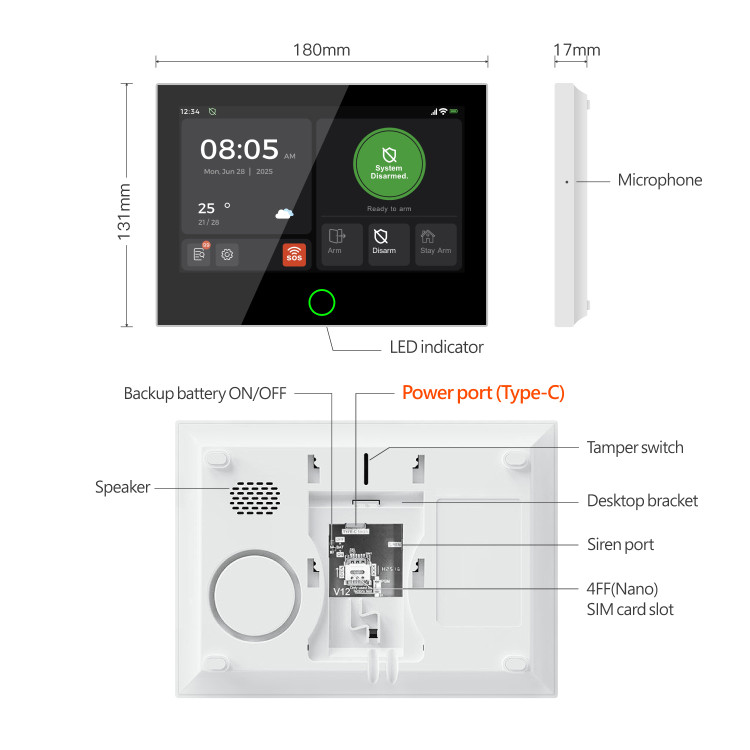 دزدگیر تویا با باتری